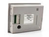 Panasonic AIGT2230H GT21 rear panel showing RS232C screw terminal connector block, power terminals, round DIN port, and rating label