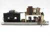 Varian CMC 1527A High Voltage Power Assembly – rear/side view showing full assembly length with all components mounted on aluminum baseplate