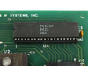 Close-up of F6821P 8425 USA PIA chip on T&W Systems Apple II PCB card