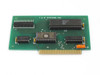 T&W Systems Apple II PCB card top view showing F6821P PIA chip, ICs, and 50-pin edge connector