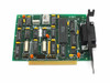 Ziatech ZT 1444A IEEE 488 GPIB 8-bit ISA interface card — component side showing multiple ICs, DIP switches, yellow capacitors, Ziatech label, and bracket-mounted GPIB connector
