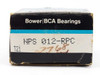 Bower BCA Bearings box end label showing model number NPS 012-RPC