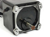 Oriental Motor Vexta PH596-A-A8 gear head output shaft close-up showing 12mm shaft and four-corner mounting plate
