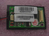 Reverse side of Askey V1456VQL-P1 modem board showing green PCB, barcodes 42294005857 and 412155600047, HW01 revision, Made in China