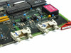 Netstal SLA Bitbus Board – close-up of two white terminal connectors labeled P2 and P1 with red ejector bracket showing part number 110.240.7781