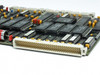 Netstal 100.240.7771 Sycap CPU 286 board second edge connector angled view — parallel card-edge connector detail, ICs and capacitors on PCB surface