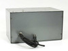 Rear view of Temp-Tendor 428-8171R1 enclosure showing AC power cord exit and plain steel back panel