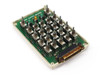Sony ODM Switch Board with enclosure partially open revealing green PCB, toggle switches, LED indicators, and 25-pin D-sub edge connector