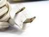 AC power cord plug close-up — standard two-prong plug included with Eurotherm 840 temperature monitor