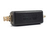Inficon IPN 013-001 Crystal Oscillator – bottom view showing embossed INFICON and LEYBOLD-HERAEUS branding on black metal enclosure with BNC connectors on both ends