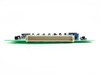 JEOL BP102150-00 Master Cont PB Card — edge-on profile view showing multi-pin parallel bus card edge connector