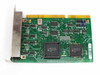 Boca Research 4522 ISA Modem Card – front PCB alternate angle showing dual TI TL16C554FN UARTs and Made in USA label