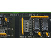 Model ET REV C1 ISA board close-up — silkscreen label showing 'MODEL ET REV C1' and two 74F125N ICs with date codes 9022VD