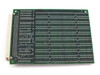 Alpha Micro AM-715 4MB Memory Expansion Board REV B — solder side (bottom of PCB) showing through-hole solder points