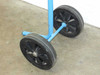 Blue 18" x 18" x 37" Rolling Cart Dolly Attachment