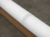 Side view of FCWN540S2780 polysulfone pleated filter cartridge body showing white pleated membrane structure