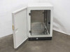 Sanyo MCO-15A CO2 Incubator – interior view with door open showing glass inner door, stainless steel chamber, and shelf