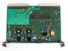 Hughes 7729257 Tone Analog VME Board Card angled top view showing LOGIC IC, analog circuitry section, and VME edge connectors