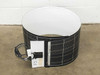 Solopower SFX1-35 flexible CIGS solar panel rolled into a cylinder showing front cell surface and MC4-style output cables