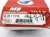 MB Manufacturing CL25 1-11/16 original red box label showing model number, NYLA-K branding, and barcode