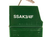 Fafnir green product box side label showing part number SSAK3/4F