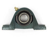 Dodge P2B-8C-100 pillow block bearing – front face view showing bore opening and seal