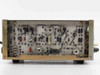 Trygon Electronics HR40-750 – bottom interior view showing discrete component circuit board with transistors, capacitors, resistors, and hand-wired point-to-point construction