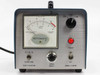 Electro-Craft Motomatic E550M — front panel closeup showing dual-scale analog meter (0–5000 RPM / 0–12 oz-in), Motomatic logo, CCW/Stop/CW direction switch, red power indicator, and ON/OFF toggle