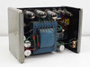 Oltronix LS 7DS — interior view showing vacuum tubes (UF80, UL84), mains transformer, and wiring with case sides open