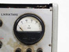 Oltronix LS 7DS — close-up of analog panel meter face showing 0-250 V/mA dual-scale dial
