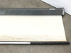 Da-Lite Model C screen partially unrolled showing matte white screen surface and bottom pull bar