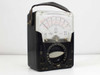 Triplett Model 631 VTVM-VOM analog vacuum tube voltmeter — three-quarter front view showing meter face, range selector knob, and leather carry handle