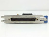Boca Research M60013-1006SP – bracket end view showing DB25 female parallel port connector face-on