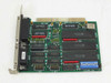 SD-101 ISA card – component side showing PRINTER, GAME, COM1, COM2 silkscreen labels and DIP switch block