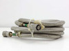 Aeroquip 5400-S5-8 braided cryogenic compressor line laid out showing full length with female swivel fittings at each end and green o-ring visible