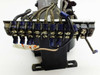 Unbranded 11064 Toroidal Transformer – top view showing multi-position screw terminal block with wire lead connections