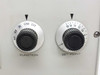 Close-up of Balsbaugh 900-18M front panel Function knob (RD GR BL CHK OFF positions) and Set-Point knob (0–18 range)