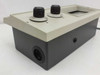 Balsbaugh 900-18M three-quarter rear view showing top of housing, control knobs, and probe connector port