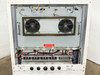 USHIO B0048 UV Flash Power Supply – lower rear section interior showing dual cooling fans, DANGER HIGH VOLTAGE label, and multi-point output terminal wiring at base