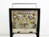 Brush Instruments Mark 280 front panel close-up showing chart speed selector, sensitivity knobs, zero suppression controls, and pen position knobs