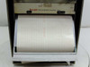 Brush Recorder Mark 280 chart paper close-up showing loaded roll of graph paper in the recorder