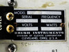 Brush Instruments 15-6327-10 data plate showing model number, serial number 140, frequency 60 CPS, volts 115, watts 175, Clevite Corporation Cleveland Ohio