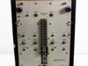 Brush Instruments Mark 280 rear panel close-up showing Channel-1 and Channel-2 drive amplifier inputs, span, damping, and timer connections