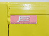 Jamco Products Inc. label on yellow cabinet frame — So. Beloit, IL manufacturer identification