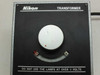 Nikon 0-10 Volt Microscope Light Source / Illuminator Transformer