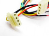 Delta SMP-63AB Molex output harness – two 4-pin Molex connectors close-up showing gold-pin contacts