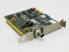 IBM 53F4634 ISA 3270 coax emulation card — angled top view showing component side with BNC coax connector on bracket