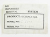 Extract-All S981-1 Bench-Top Fume Extractor -Air Impurities Removal - No Filter