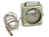 Dickson DT4-150C-B-7-P-1-A portable circular chart recorder front view with capillary probe and braided cable
