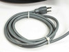 Gray 3-prong 115V power cord with cable ties — included with SPX Deltech HG25-115 air dryer